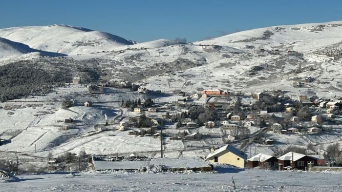 Ordu'ya yılın ilk karı yağdı